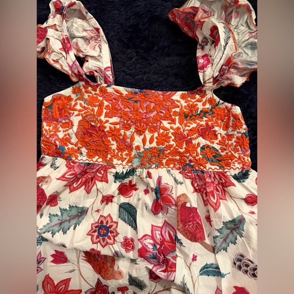 Ro’s Garden Floral Ruffle Sleeve Dress - Picture 5 of 8